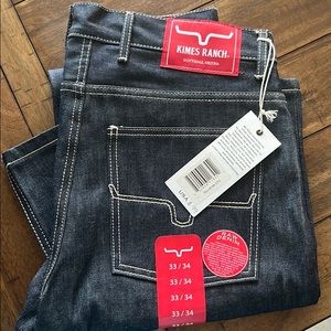 KIMES RANCH Mens Raw James Jeans